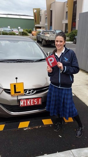 Mikes Driving School Pic 4 - Another happy P plater