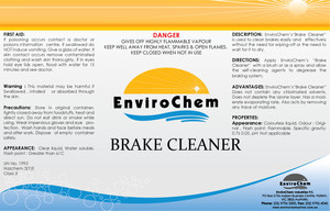 Solvent Suppliers Pic 2 - Brake Cleaner