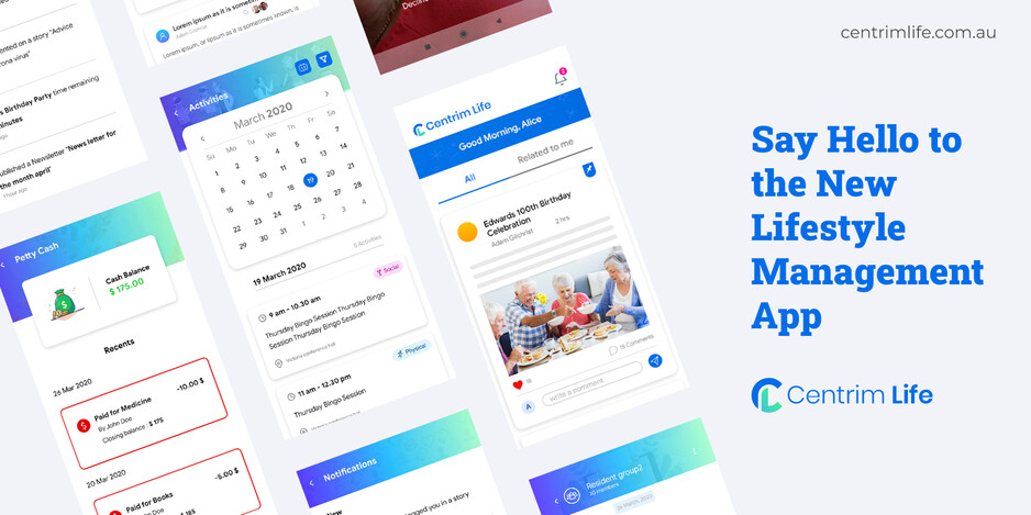 Centrim Life Pic 1 - Aged Care Lifestyle Management App