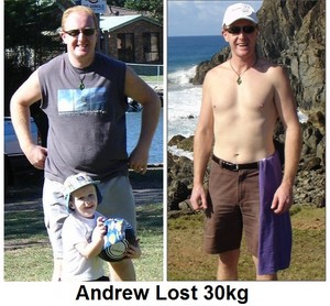 Karinda Smith Pic 2 - Andrew lost 30kg on the Ultimate Program