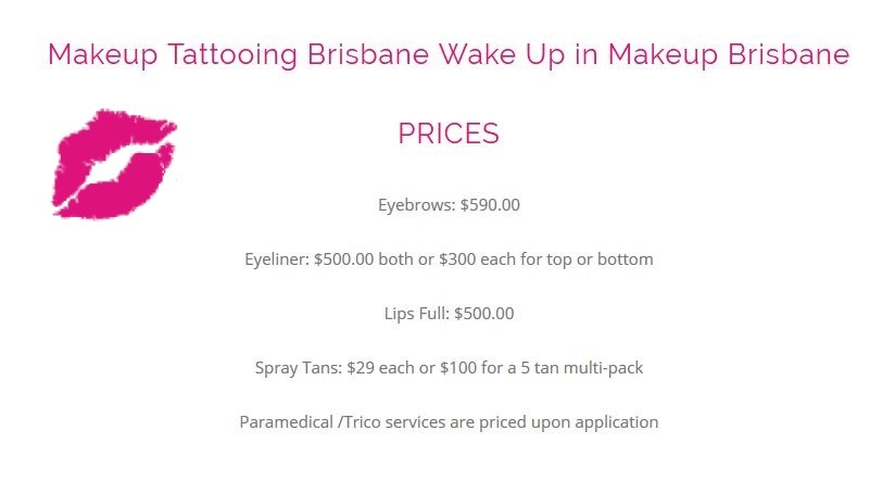 Wake Up in Make Up Pic 1 - Our Prices