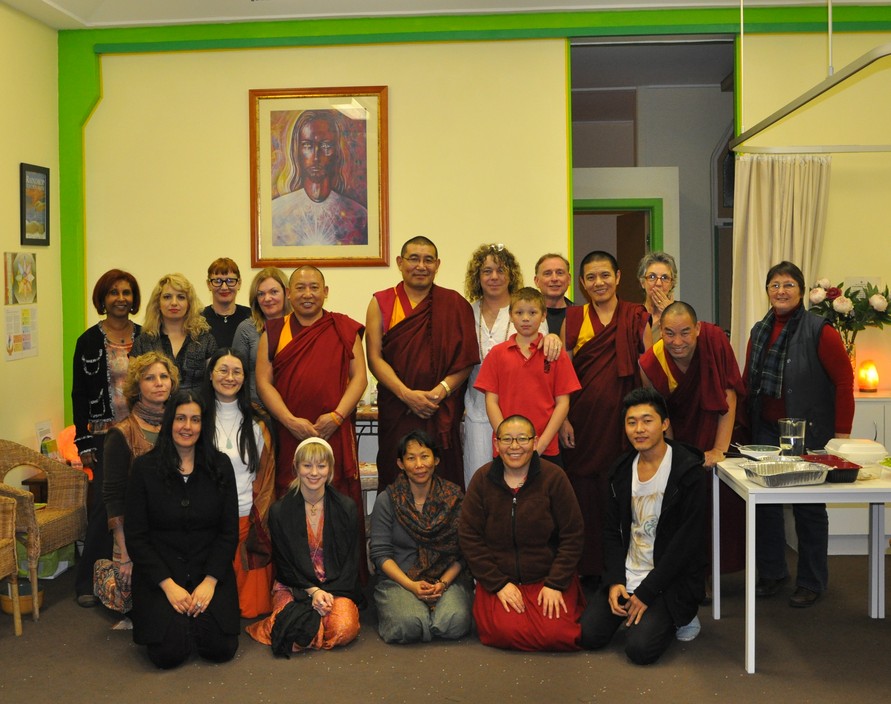 The Reiki Garden Pic 2 - Tibetan Buddhist Monks visit