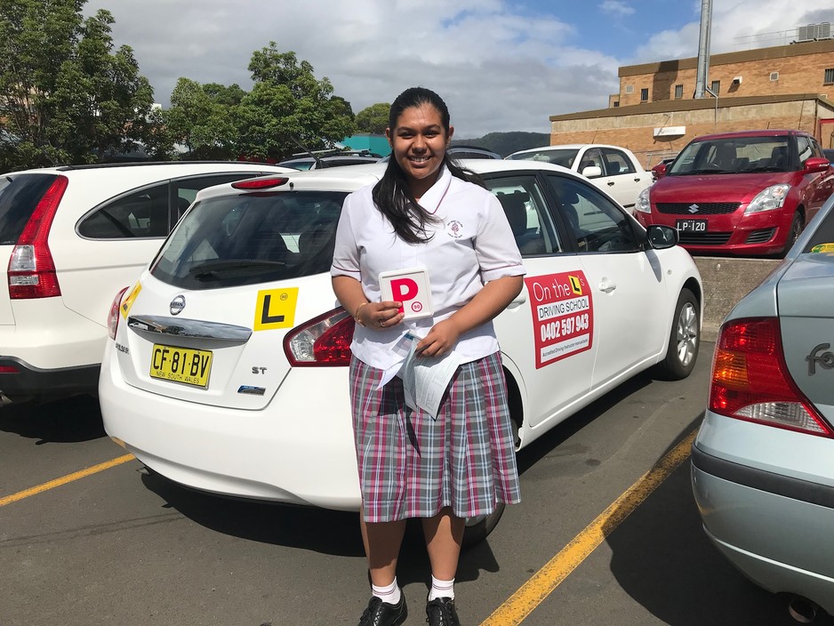 On The L's Driving School Pic 1 - Congratulations Chrissy on passing your driving test today well done