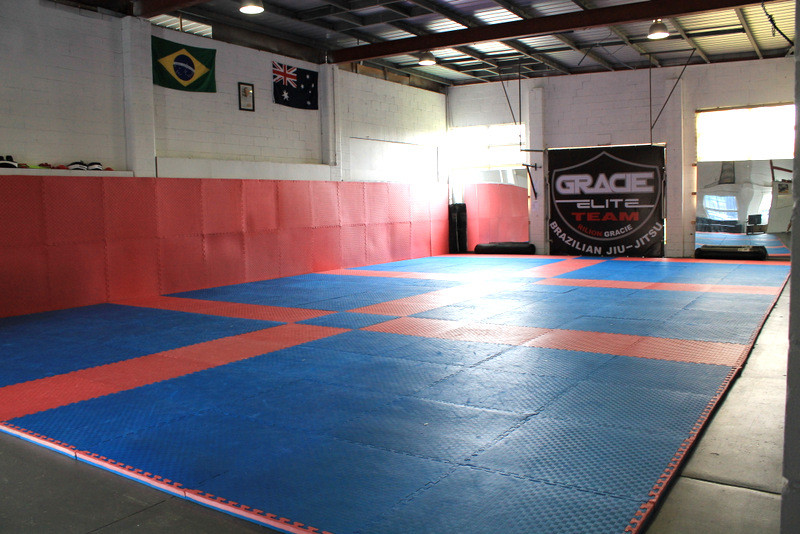 Gracie Elite Gold Coast Pic 1 - 135 square Metres of rolling mats