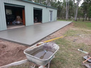 DNTC Concrete Construction Pic 5 - Shed Slabs and Extensions