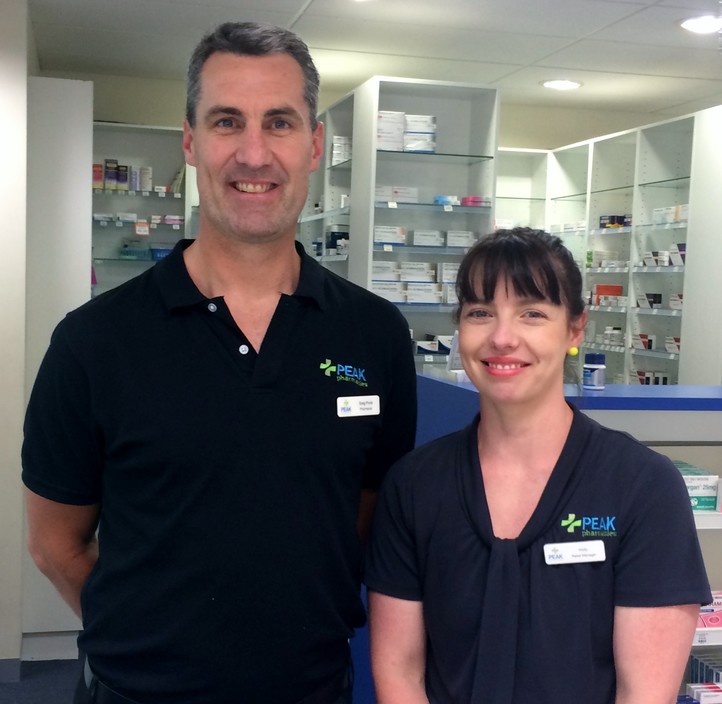 Peak Pharmacy Bellarine Village Pic 1 - Greg Porte Pharmacy Manager and Holly Scoble Retail Manager Peak Pharmacy Bellarine Village