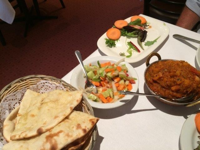 Chef's Tandoor Pic 1 - Naan Salads and Pumpkin Masala