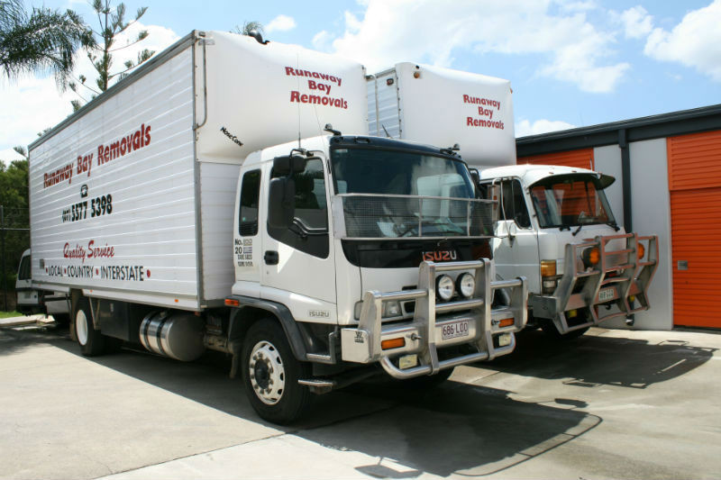 Runaway Bay Removals Pty Ltd Pic 1 - A variety of sizeable removal trucks