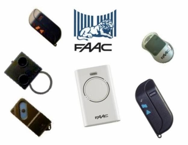 FR.AN.CO. Automatic Gates Pic 1 - FAAC Remote Controls 433mhz 868mhz