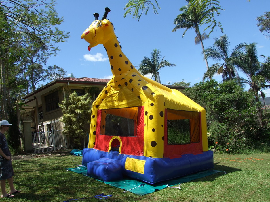 A1 Jump`n' Fun Jumping Castle Hire Pic 1 - spot the giraffe castle