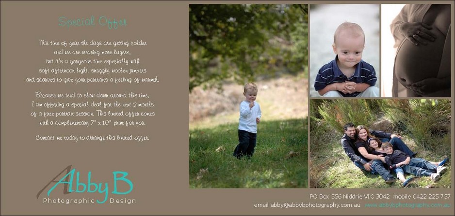 Abby B Photographic Design Pic 1 - Special Offer