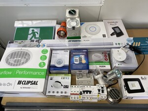 B & P Electrics Pic 2 - here are some products we carry in stock ready to go