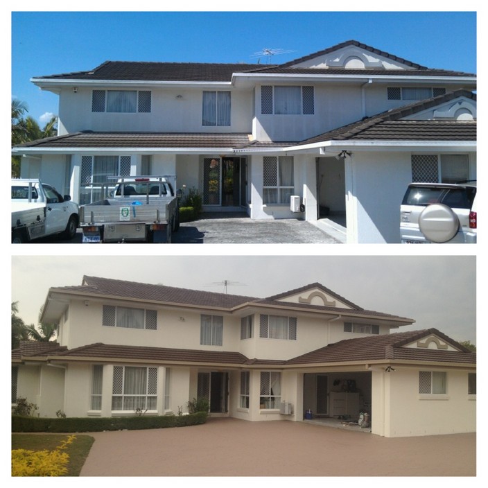 Straight Up Contracting Pic 1 - Before and After Finished in just 1 week