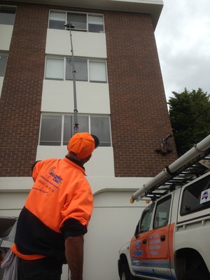 Squeaky Clean Professional Window Cleaners Pic 4 - Window Cleaning for 4 Level Strata Properties No Problems