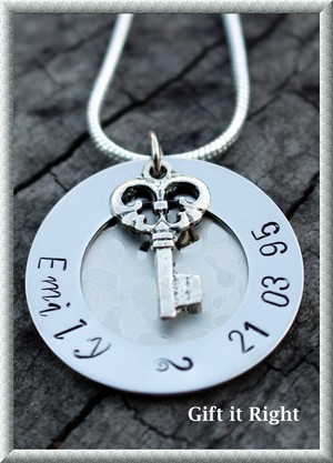 Gift it Right Pic 3 - 21st or 18th key necklace