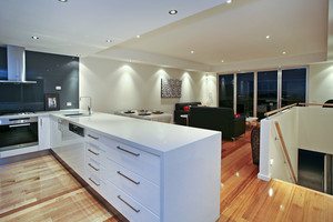 Geelong Constructions Pic 5 - custom built new home spacious kitchen and living areas