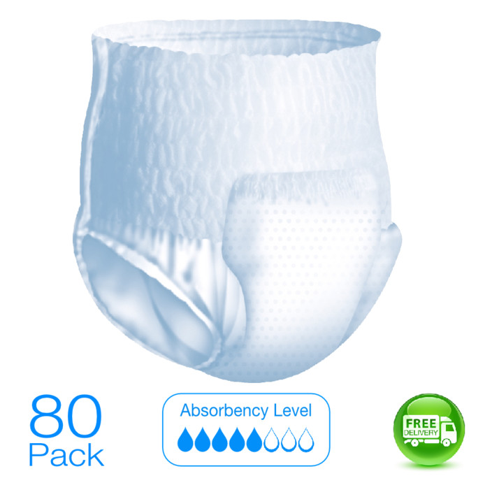 Holistic Incontinence Pic 1 - Allusive Pull Up Pants 80 pack Heavy Disposable Nappy