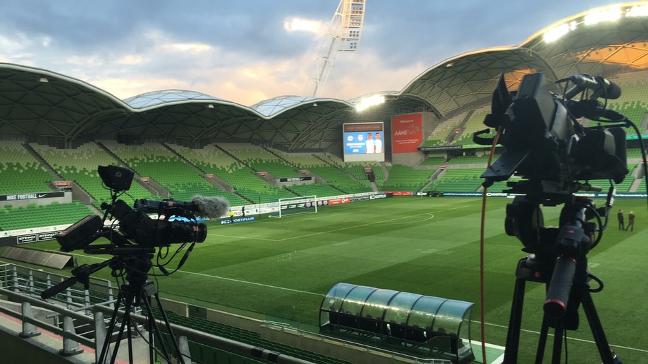 Vid-Net Productions Pic 1 - FFA Cup filming at AAMI Park Melbourne