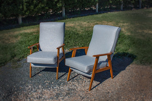 Chic Upholstery Pic 4 - Soft Blue TV Chairs