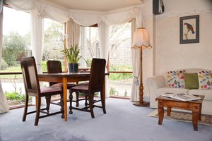 Bindley House B&b Cottages Pic 5 - Dining area overlooking Bindley House and gardens