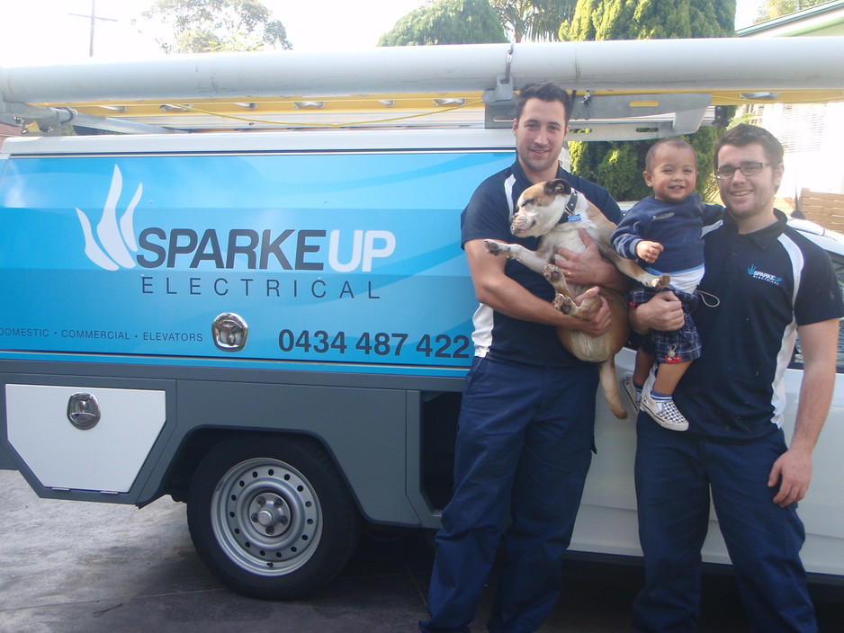 Sparke Up Electrical PTY LTD Pic 1 - Sparke Up Electrical is a small family business with the customer service of a 5 star hotel