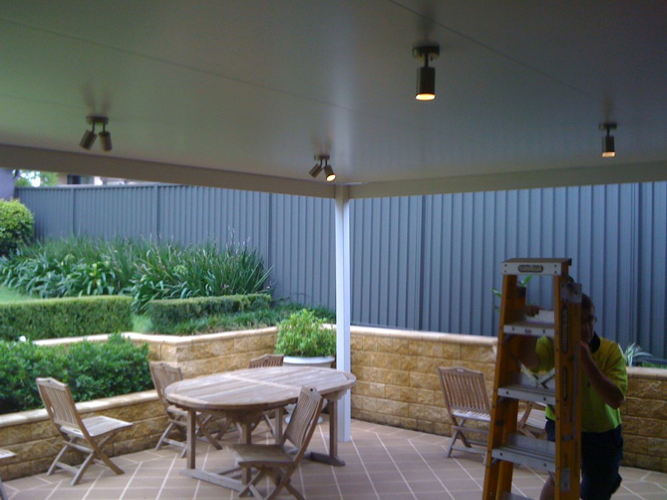 Sparke Up Electrical PTY LTD Pic 2 - spotlights in awning