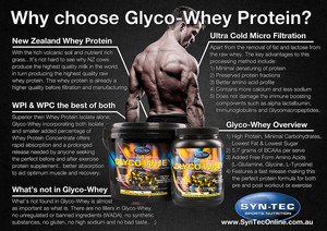 Syn-Tec Supplements Pic 2 - GlycoWhey Lean Protein Powder