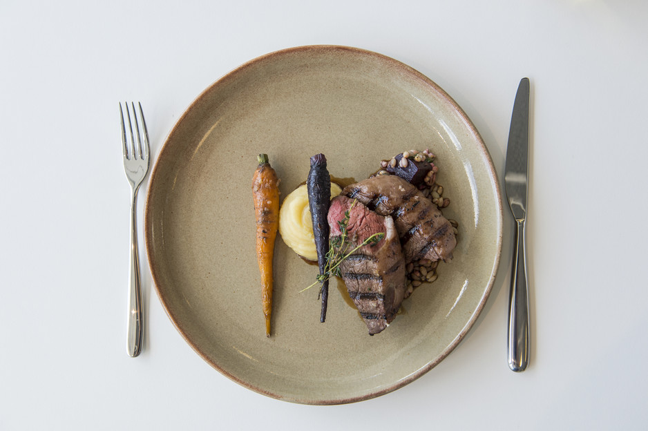 Alere Restaurant Pic 1 - Coorong angus rump cap smoked potato heritage carrots beetroot pearl barley