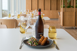 Alere Restaurant Pic 2 - Beef brisket croquettes kale slaw nuts seeds