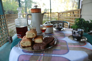 Wheel Barrow Lodge Pic 5 - Afternoon Teas on Veranda