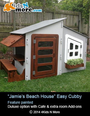 4Kids N More Pic 2 - Jamies Beach House Easy Cubby Deluxe Option