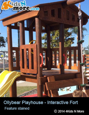 4Kids N More Pic 3 - Ollybear Playhouse Interactive Fort