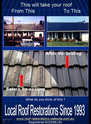 Roofing Sealing Restoration Pic 2 - roof repairs restorer repointing rebedding