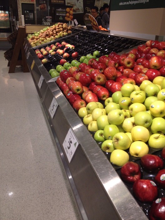 Coles Pic 1 - Stacks of fresh fruit and veg