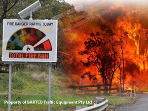 Bartco Traffic Equipment Pty Ltd Pic 5 - Fire Danger Rating Sign