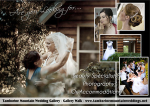 Tamborine Mountain Wedding Gallery Pic 3 - Looking for Beauty Specialist photographers or Accommodation