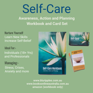 Blu Ripples Pic 5 - SelfCare Workbook and Card Set For Individuals 18 years and Professionals Managing Stress Crises Burnout Anxiety and More