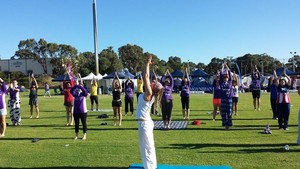 Community Yoga Pic 2 - Relay For Life 2013