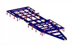 CSA Engineering Pic 5 - Frame for Caravans and Light Trailers Under 45T Structurally Engineered