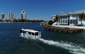 Quack'r Duck Pic 4 - QuackrDuck boat floating in the broadwater