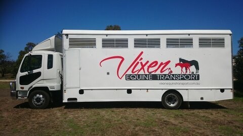 Vixen Equine Transport Pic 1 - Vixen Equine Transport Truck carries 7 large horses