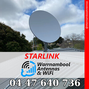 Warrnambool TV Antennas & WiFi Extenders Pic 5 - starlinkregionalinternetsatellitefastdataservicerepairinstallationmoyneshirewifitimaltmann