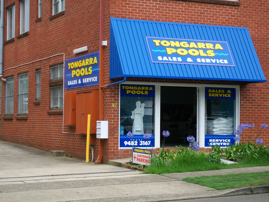 Tongarra Pools Sales & Service Pic 1 - tongarra pools shopfront