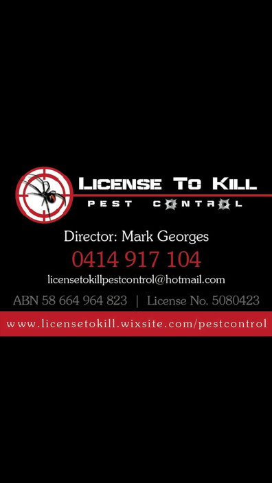 License To Kill Pest Control Pic 1