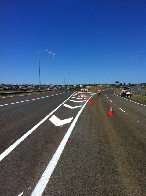 Oz Linemarking Pic 1 - Thermoplastic Linemarking