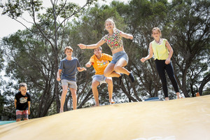 Torquay Holiday Park Pic 2 - Torquay Holiday Park Jumping Pillow