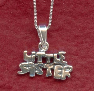 Juzii Pic 4 - Sterling Silver Little Sister Necklace