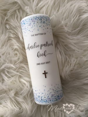 Made With Love By Jessica Pic 5 - Baptism candle