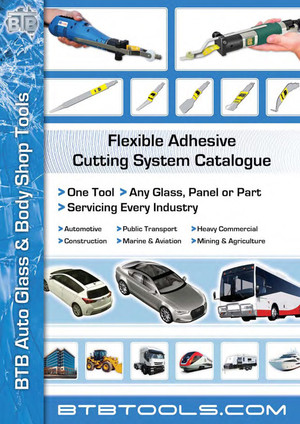 BTB Auto Glass & Body Shop Pic 4 - BTBs adhesive cutting system catalogue