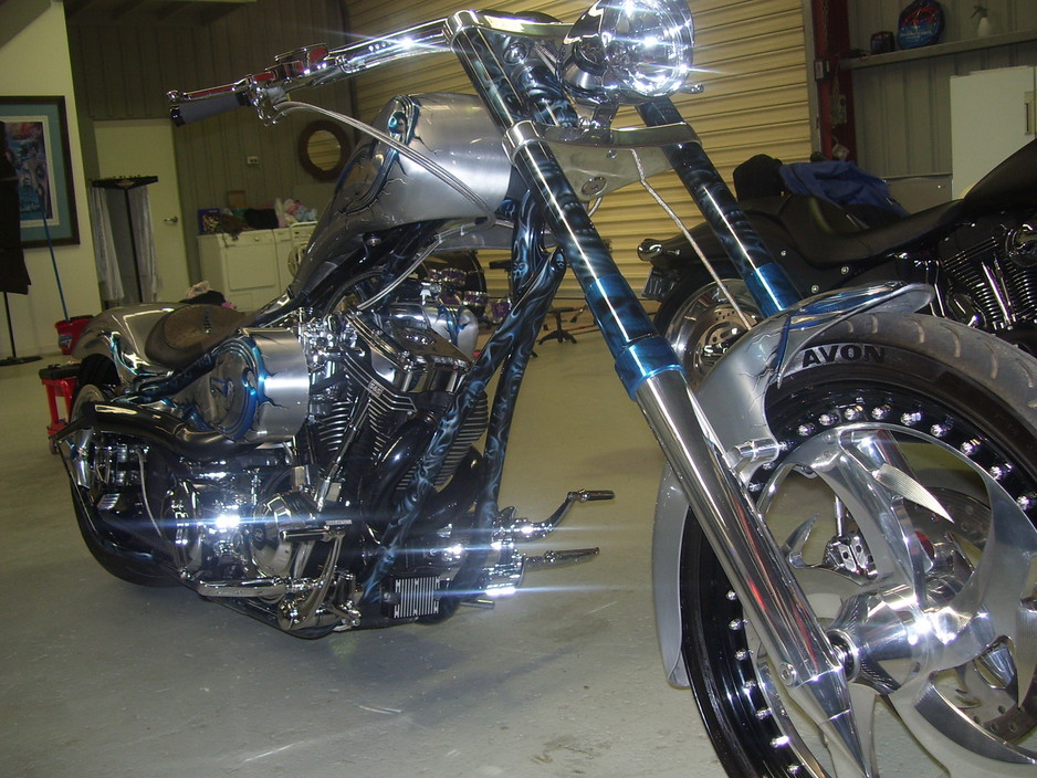 Reaper Motorcycle Detailing Pic 1 - on site